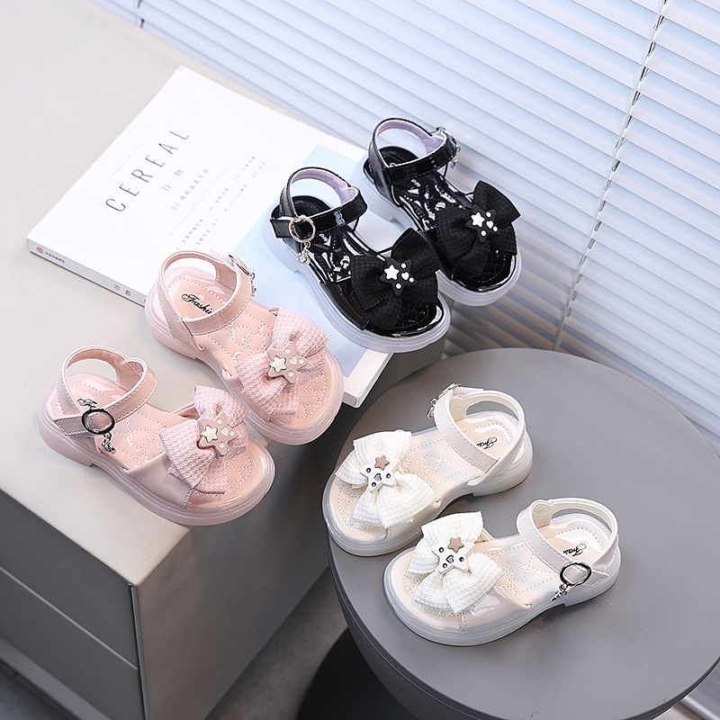 Casual Sandal Leather - Sandalias de Playa para Niñas, Diseño