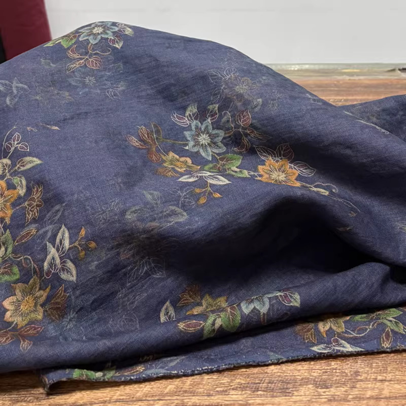 Linen Shirt Breathable - Telas de lino puro de alta