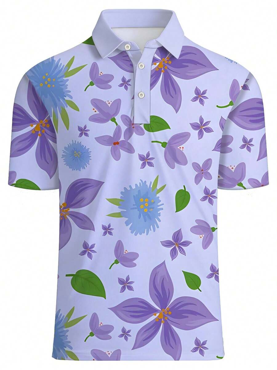 Camisa de Piqué con Estampado  - Polo Shirt Pique reseña y precio