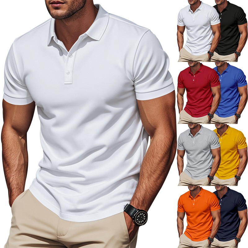 Camisa Casual de Corte Ajustad - Polo Shirt Pique reseña y precio