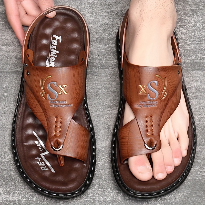 Sandalias de Cuero para Hombre - Flip Flop Leather Men reseña y precio