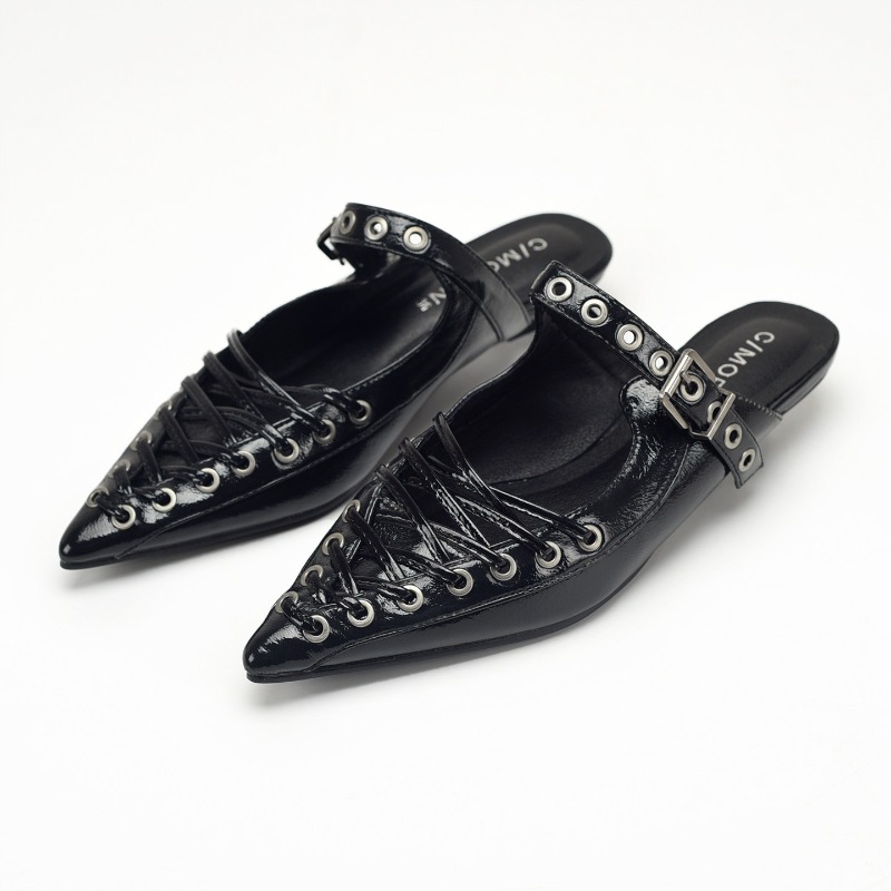 Zapatillas con punta puntiagud - Casual Sandal Leather reseña y precio