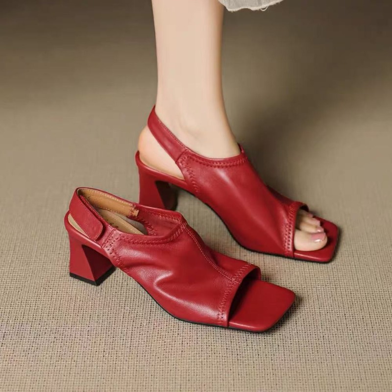Sandalias Romanas de Tacón Alt - Casual Sandal Leather reseña y precio